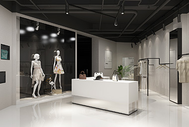 余杭服装展厅装修设计_案例效果图